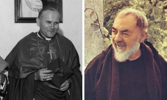 San Giovanni Paolo II e Padre Pio