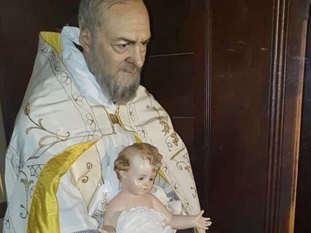 Apparizione Gesu bambino a Padre Pio