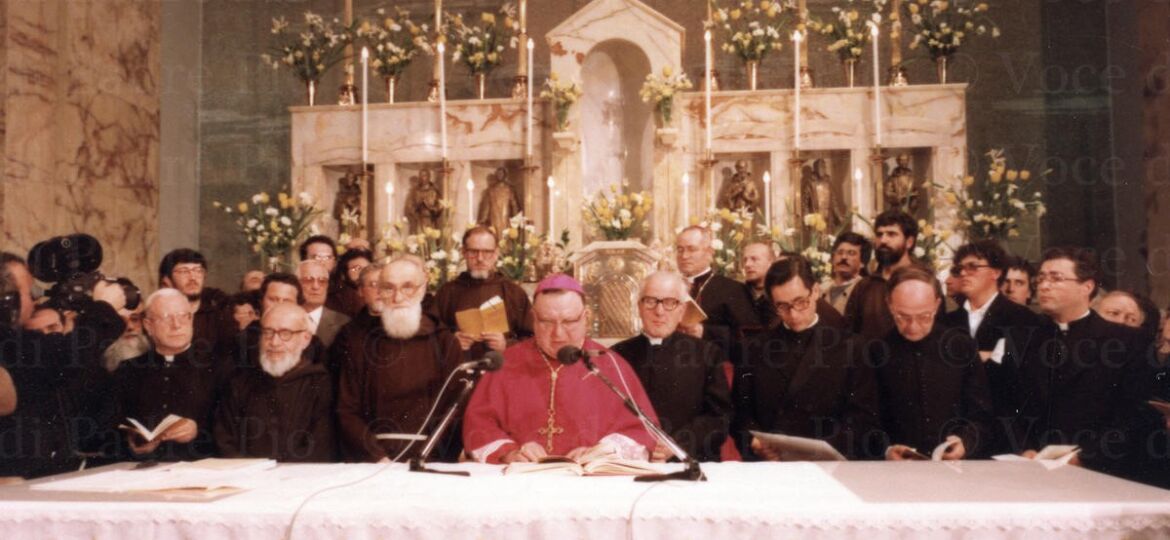 Apertura Processo Beatificazione e Canonizzazione Padre Pio